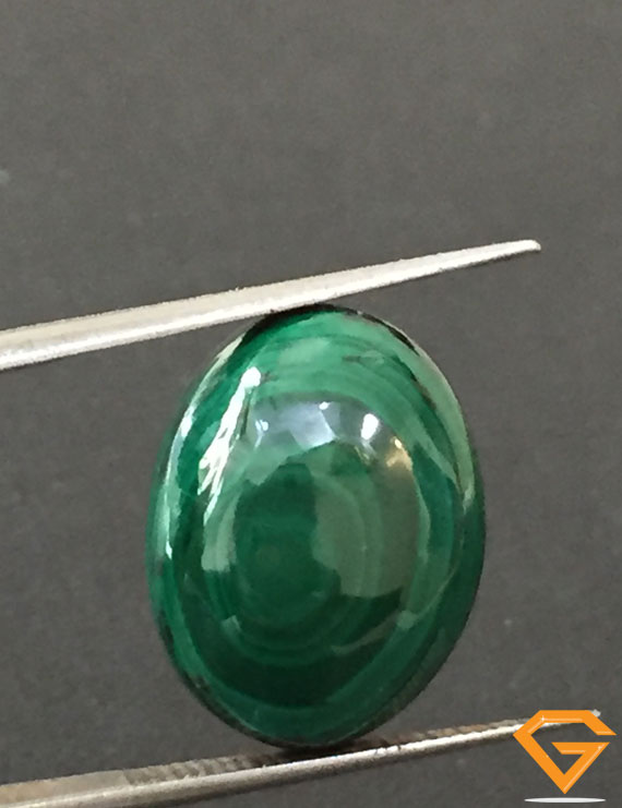 16.15 ct Natural Certified Malachite stone